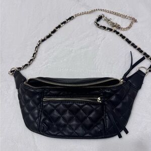 Express Crossbody Fanny Pack With Chain Strap